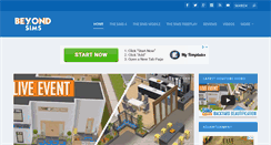 Desktop Screenshot of beyondsims.com